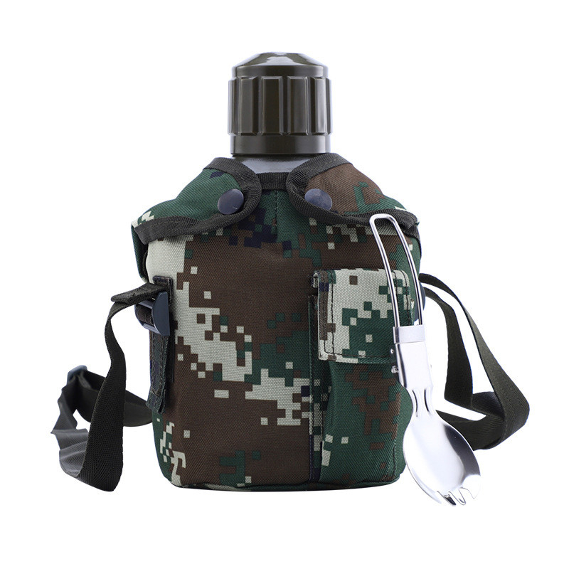 304 Stainless Steel Kettle Military Water Bottle Camouflage 800ML