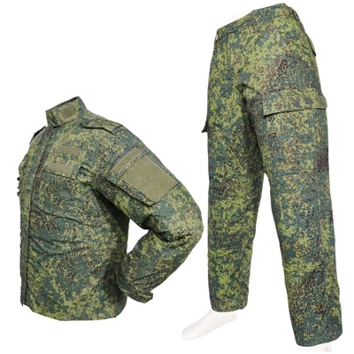 kualitas Jas Tempur Militer Katun Poliester tahan air Seragam Tempur Kamuflase Rusia pabrik