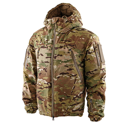 Jaket taktis tahan air CP Kamuflase Ketahanan dingin Jaket taktis militer